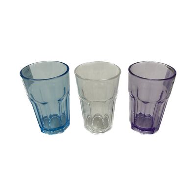 Octagonal Plastic Unbreakable Octagonal Plastic Shot Glass Clear 200ml High Octagon PC PS Cup